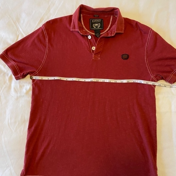 Buffalo David Bitton-Brick Red-Polo‎ Shirt-Size Large - Picture 4 of 9